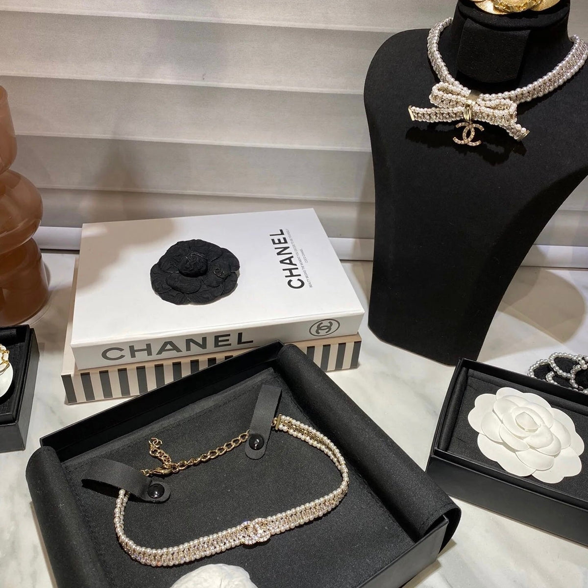 Chanel Pearl Choker